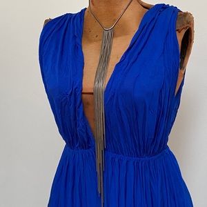 Blue Life Long Dress